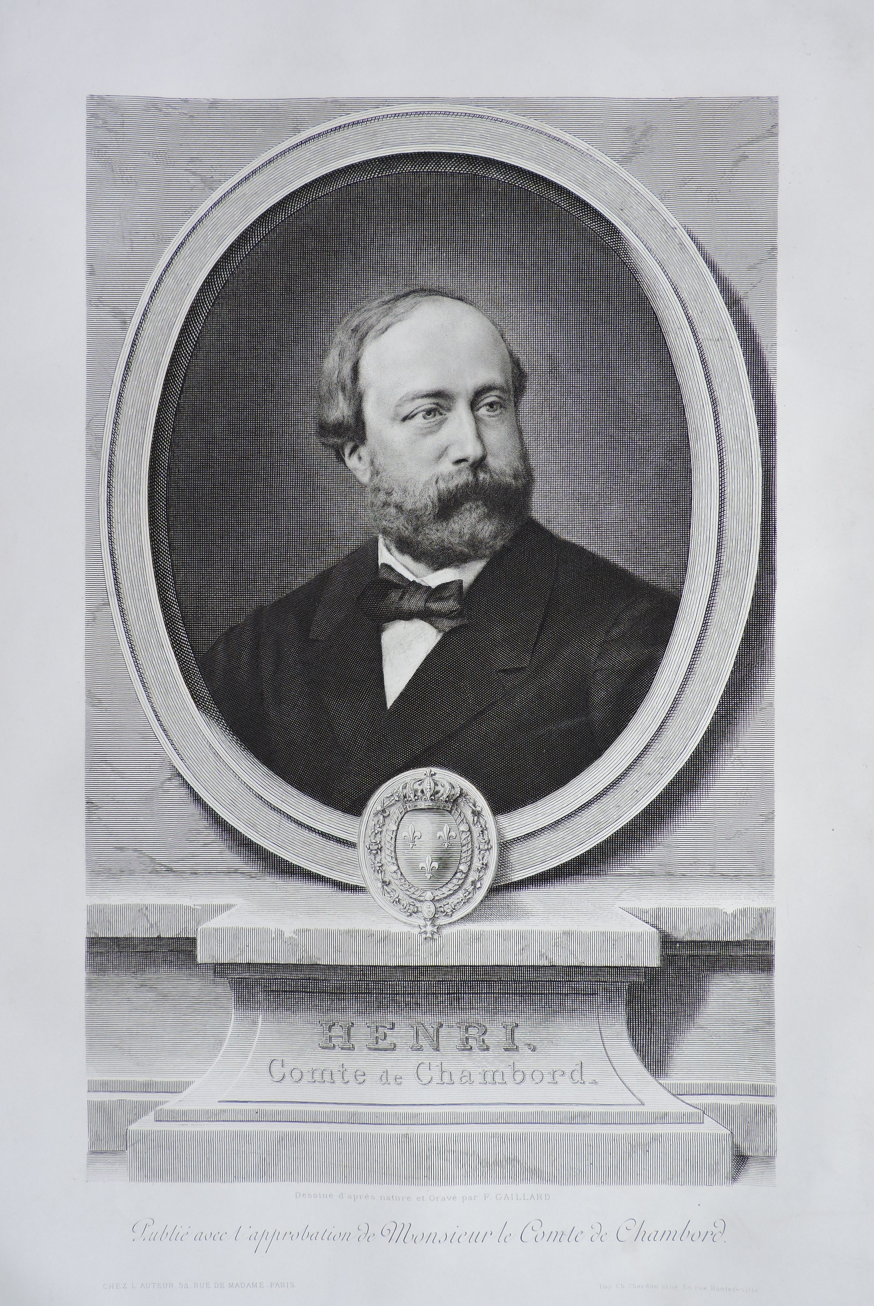 Henri d’Artois – Comte de Chambord