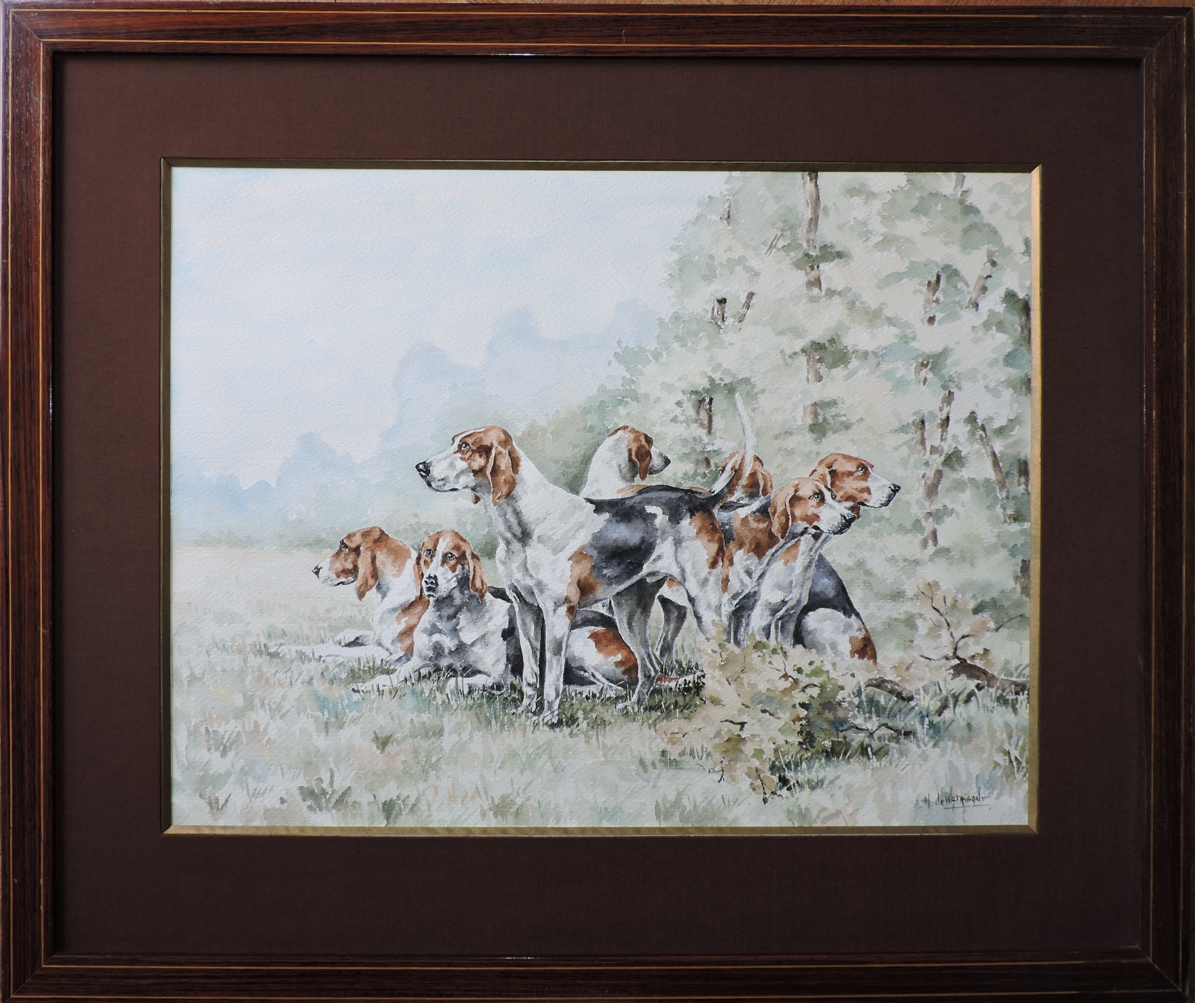 Chiens de chasse à l’arrêt – Hubert de Watrigant