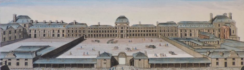 Paris-Palais des Tuileries-Louvre-Aveline